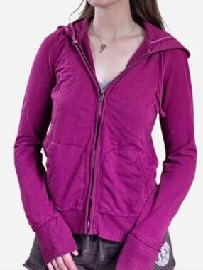 Garage 2000s purple hoodie
